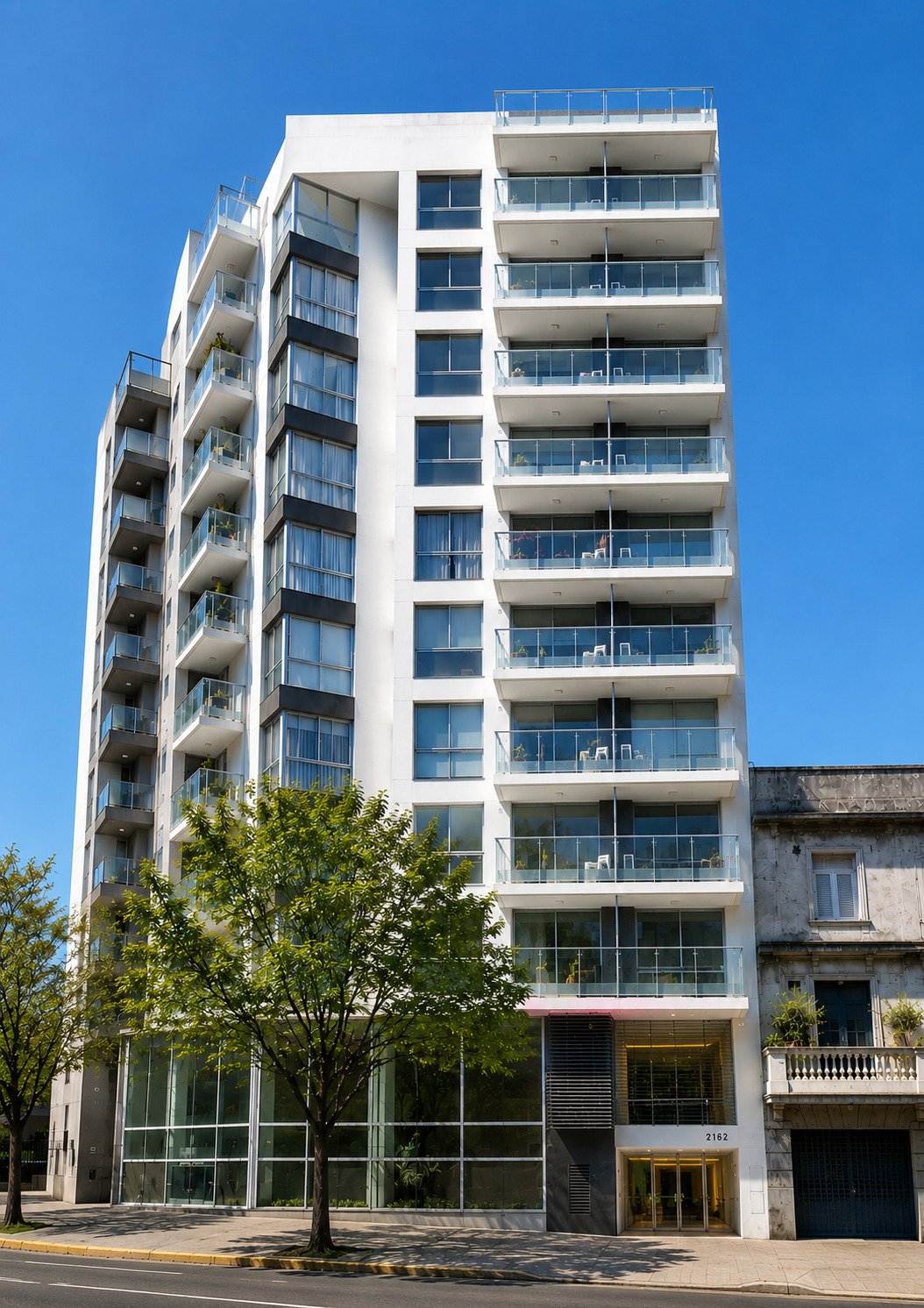 Fachada exterior del edificio Balbín 2600 en Coghlan